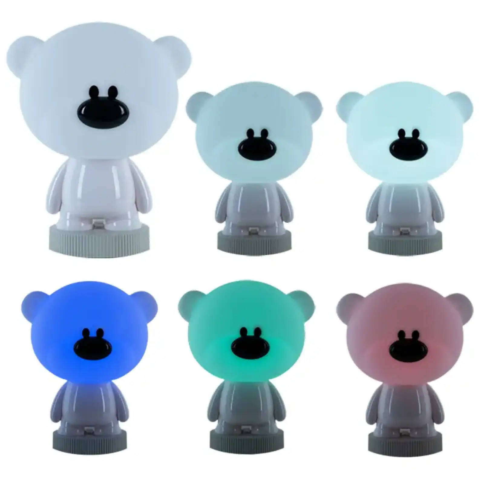 Світильник-нічник LED з акумулятором Bear, білий KITE K24-490-2-1