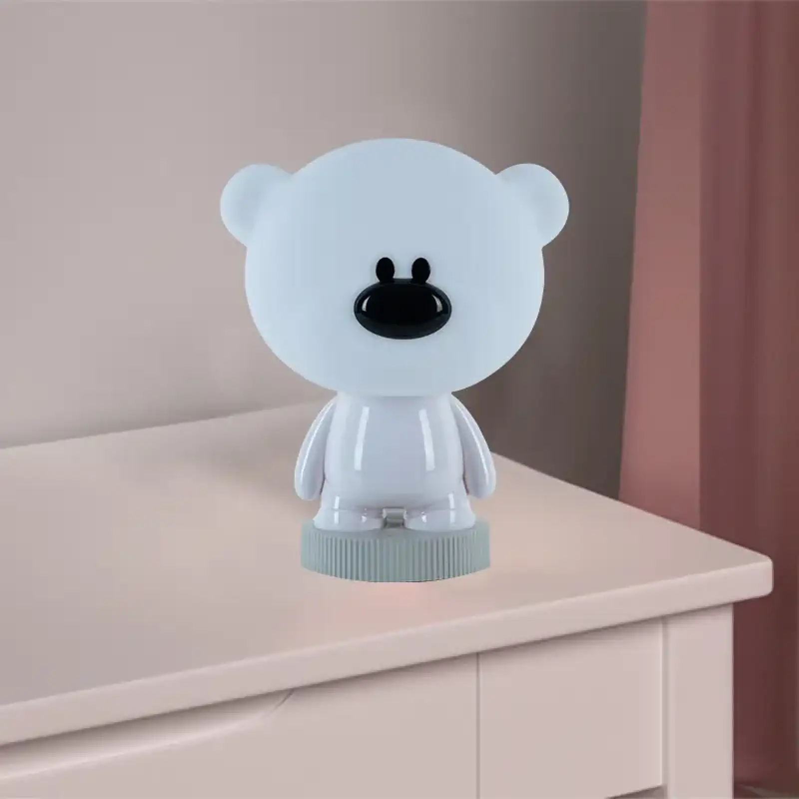 Світильник-нічник LED з акумулятором Bear, білий KITE K24-490-2-1