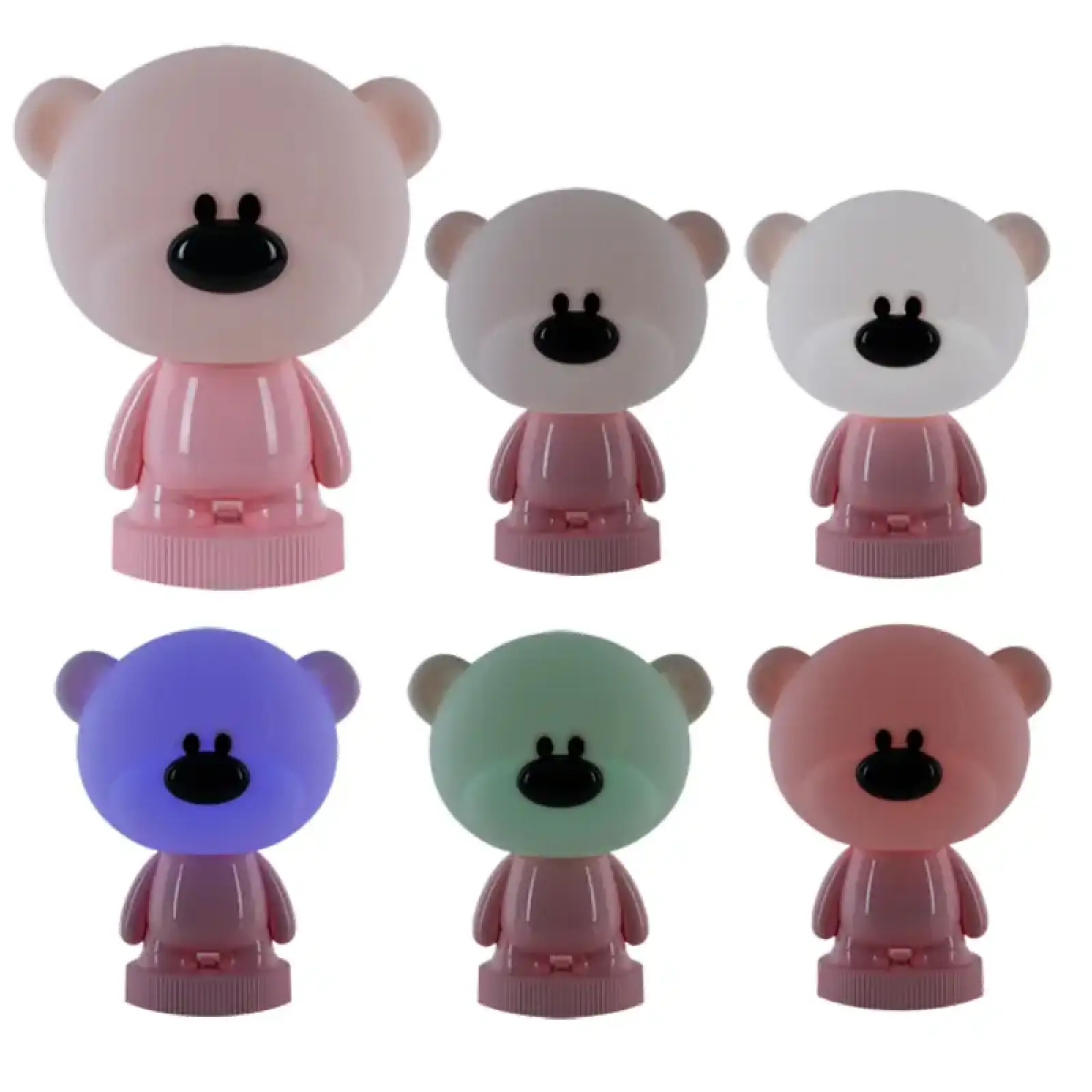 Світильник-нічник LED з акумулятором Bear, рожевий KITE K24-490-2-2