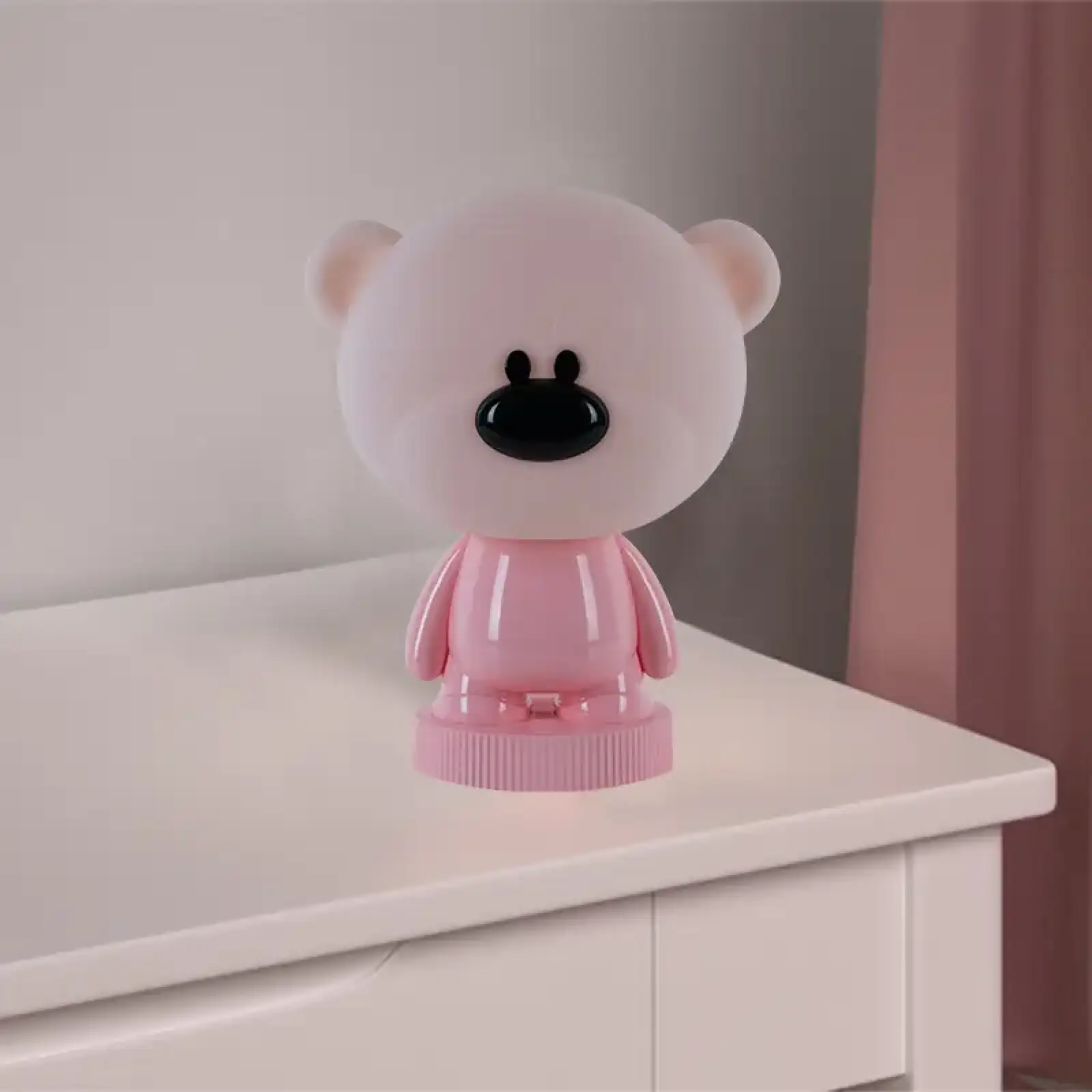 Світильник-нічник LED з акумулятором Bear, рожевий KITE K24-490-2-2