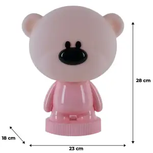 Світильник-нічник LED з акумулятором Bear, рожевий KITE K24-490-2-2