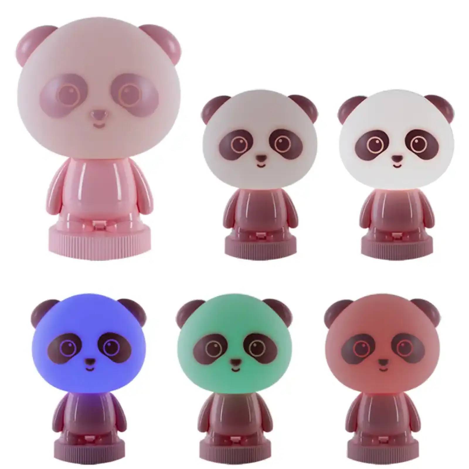 Світильник-нічник LED з акумулятором Panda, рожевий KITE K24-490-3-2