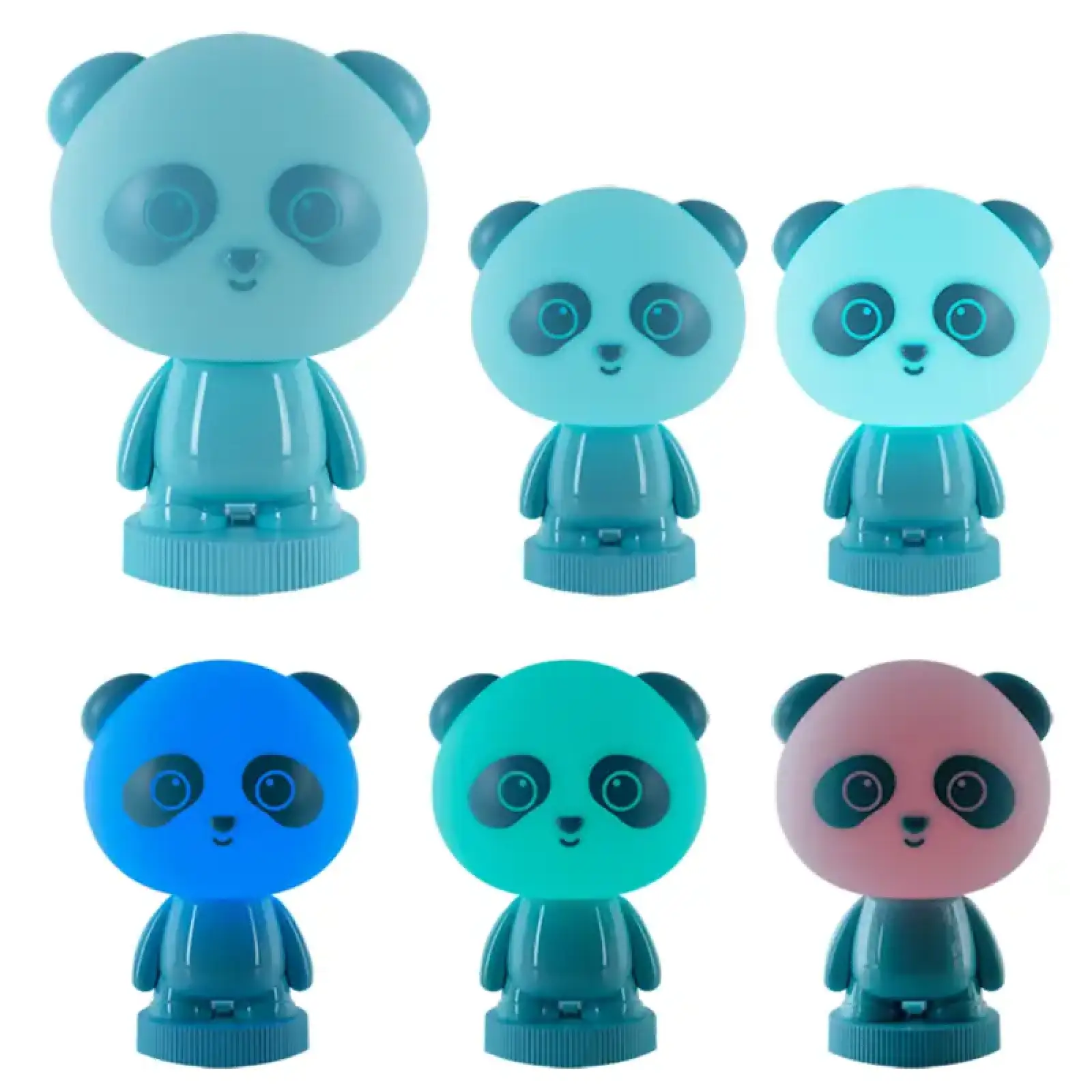 Світильник-нічник LED з акумулятором Panda, блакитний KITE K24-490-3-3