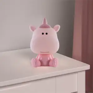 Світильник-нічник LED з акумулятором Unicorn, рожевий KITE K24-491-1-2