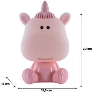 Світильник-нічник LED з акумулятором Unicorn, рожевий KITE K24-491-1-2