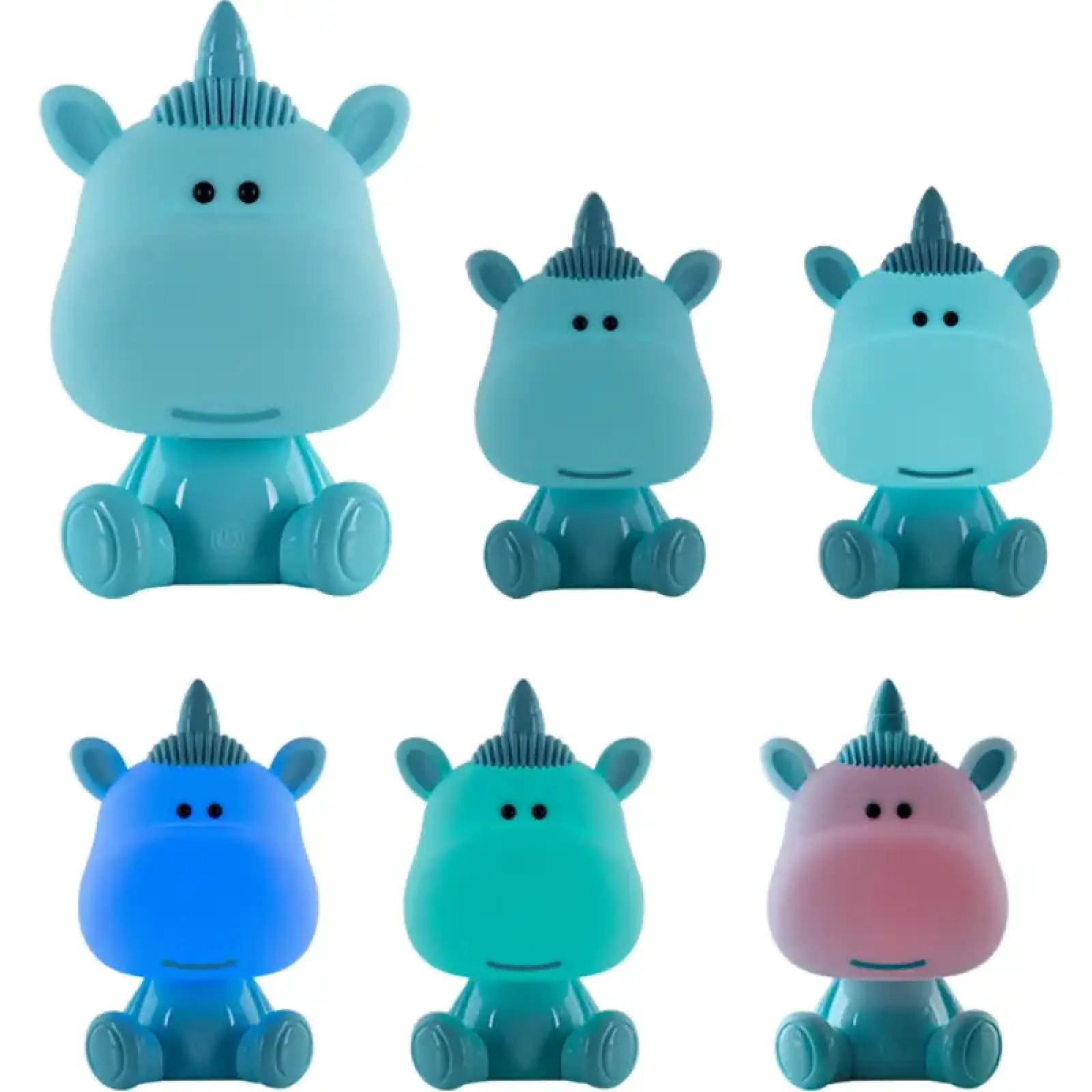 Світильник-нічник LED з акумулятором Unicorn, блакитний KITE K24-491-1-3