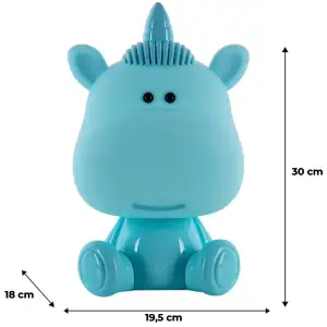 Світильник-нічник LED з акумулятором Unicorn, блакитний KITE K24-491-1-3