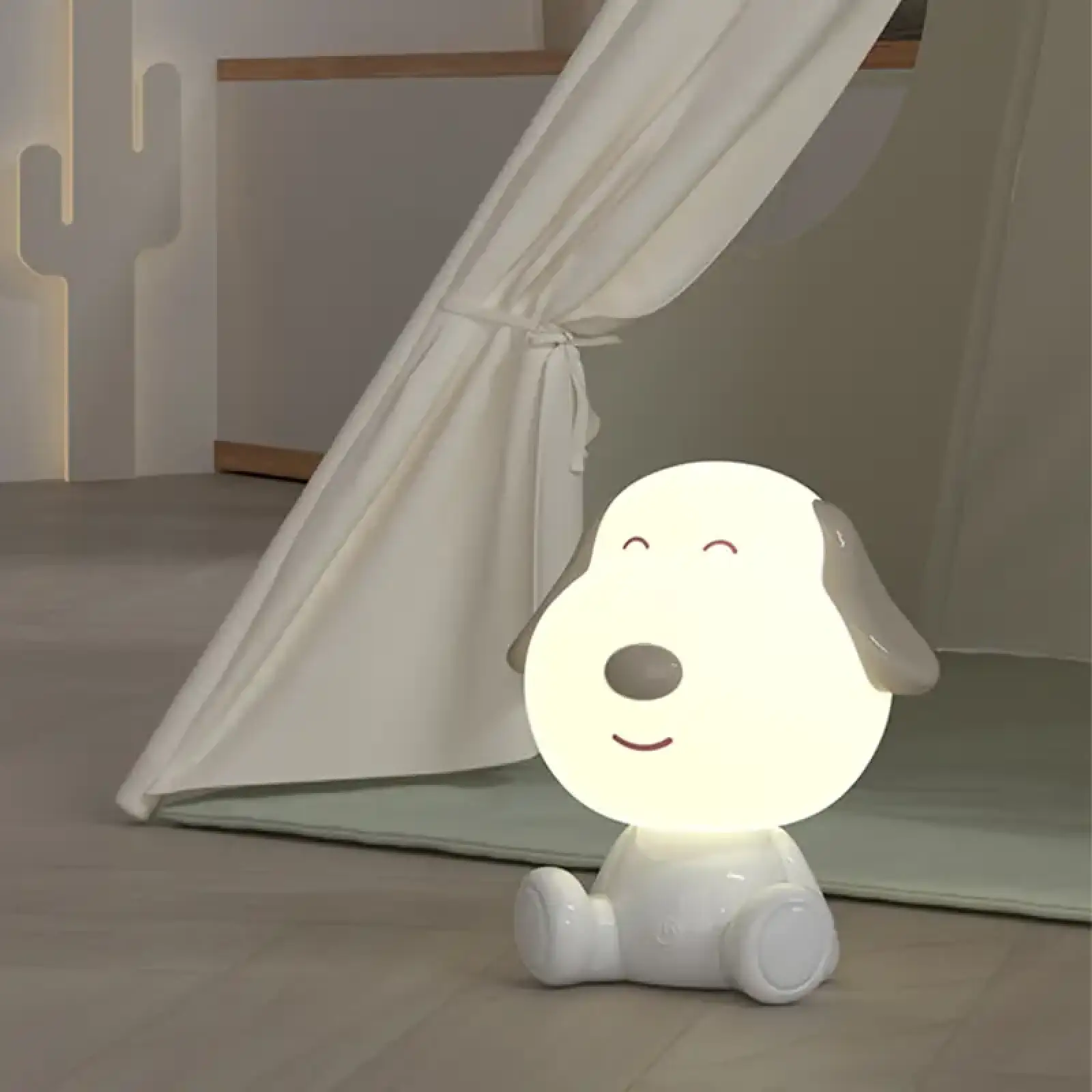 Світильник-нічник LED з акумулятором Doggy, білий KITE K24-491-3-1
