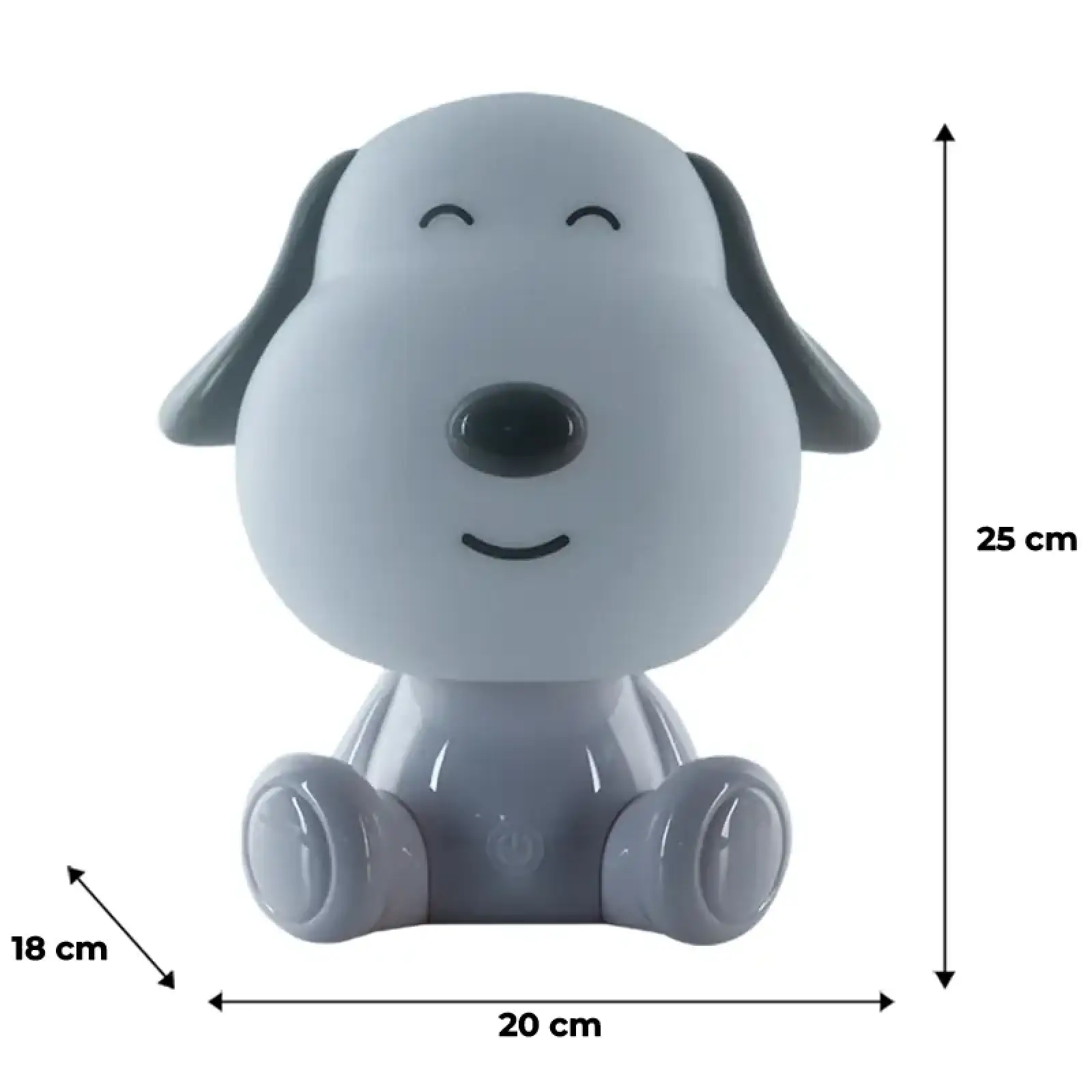Світильник-нічник LED з акумулятором Doggy, білий KITE K24-491-3-1