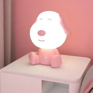 Світильник-нічник LED з акумулятором Doggy, рожевий KITE K24-491-3-2