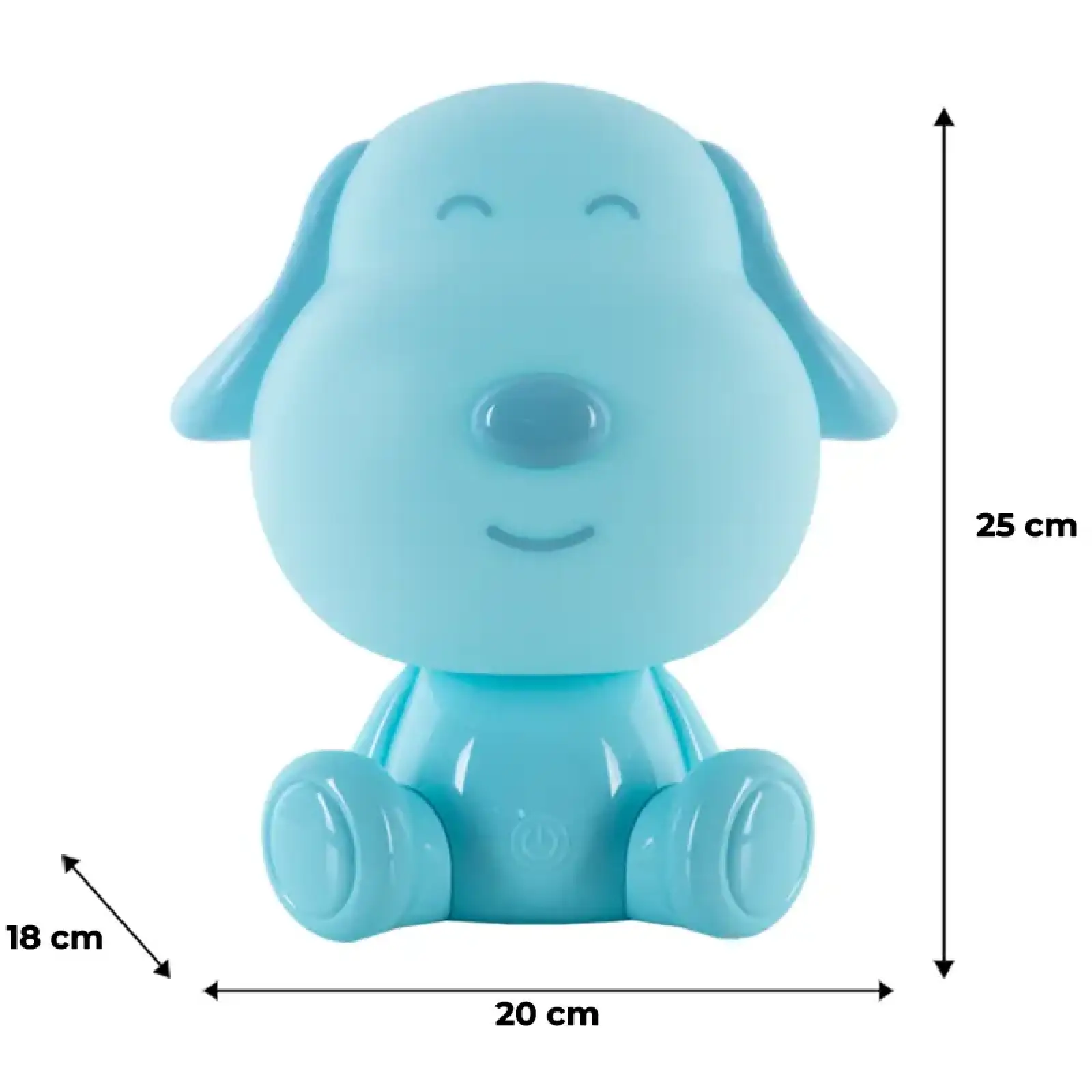 Світильник-нічник LED з акумулятором Doggy, блакитний KITE K24-491-3-3