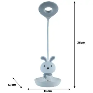 Настільна лампа LED з акумулятором Bunny, білий KITE K24-492-1-1