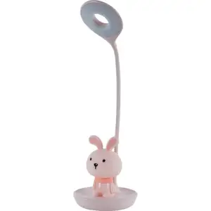 Настільна лампа LED з акумулятором Bunny, рожевий KITE K24-492-1-2