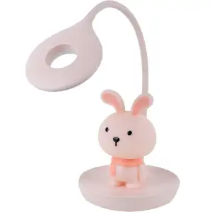 Настільна лампа LED з акумулятором Bunny, рожевий KITE K24-492-1-2