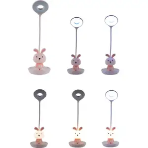 Настільна лампа LED з акумулятором Bunny, рожевий KITE K24-492-1-2