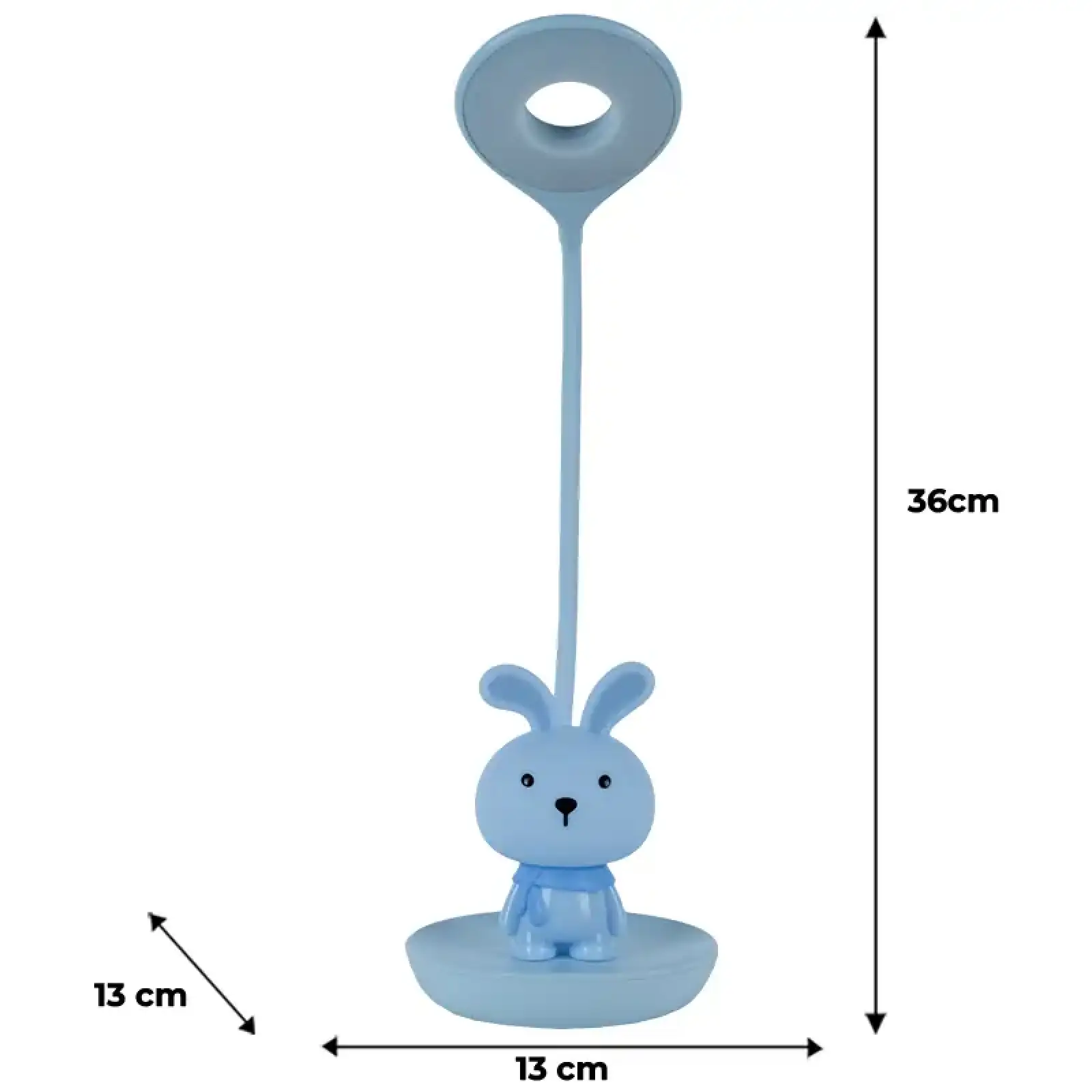 Настільна лампа LED з акумулятором Bunny, блакитний KITE K24-492-1-3