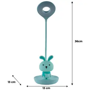 Настільна лампа LED з акумулятором Bunny, зелений KITE K24-492-1-4