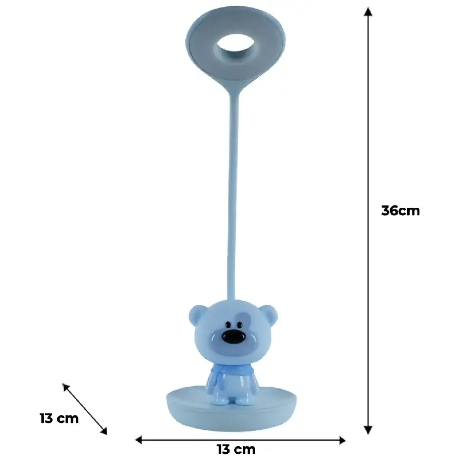 Настільна лампа LED з акумулятором Bear, блакитний KITE K24-492-2-3