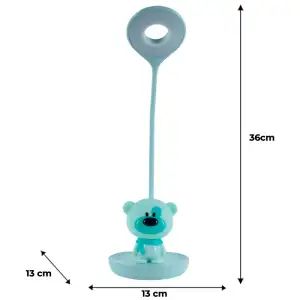 Настільна лампа LED з акумулятором Bear, зелений KITE K24-492-2-4