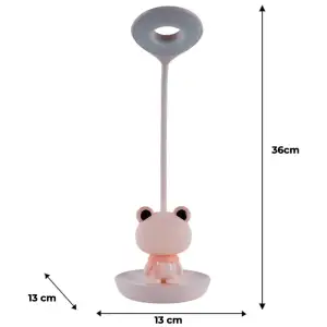 Настільна лампа LED з акумулятором Froggy, рожевий KITE K24-492-3-2