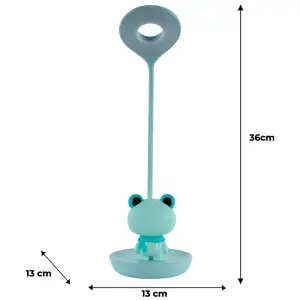 Настільна лампа LED з акумулятором Froggy, зелений KITE K24-492-3-4