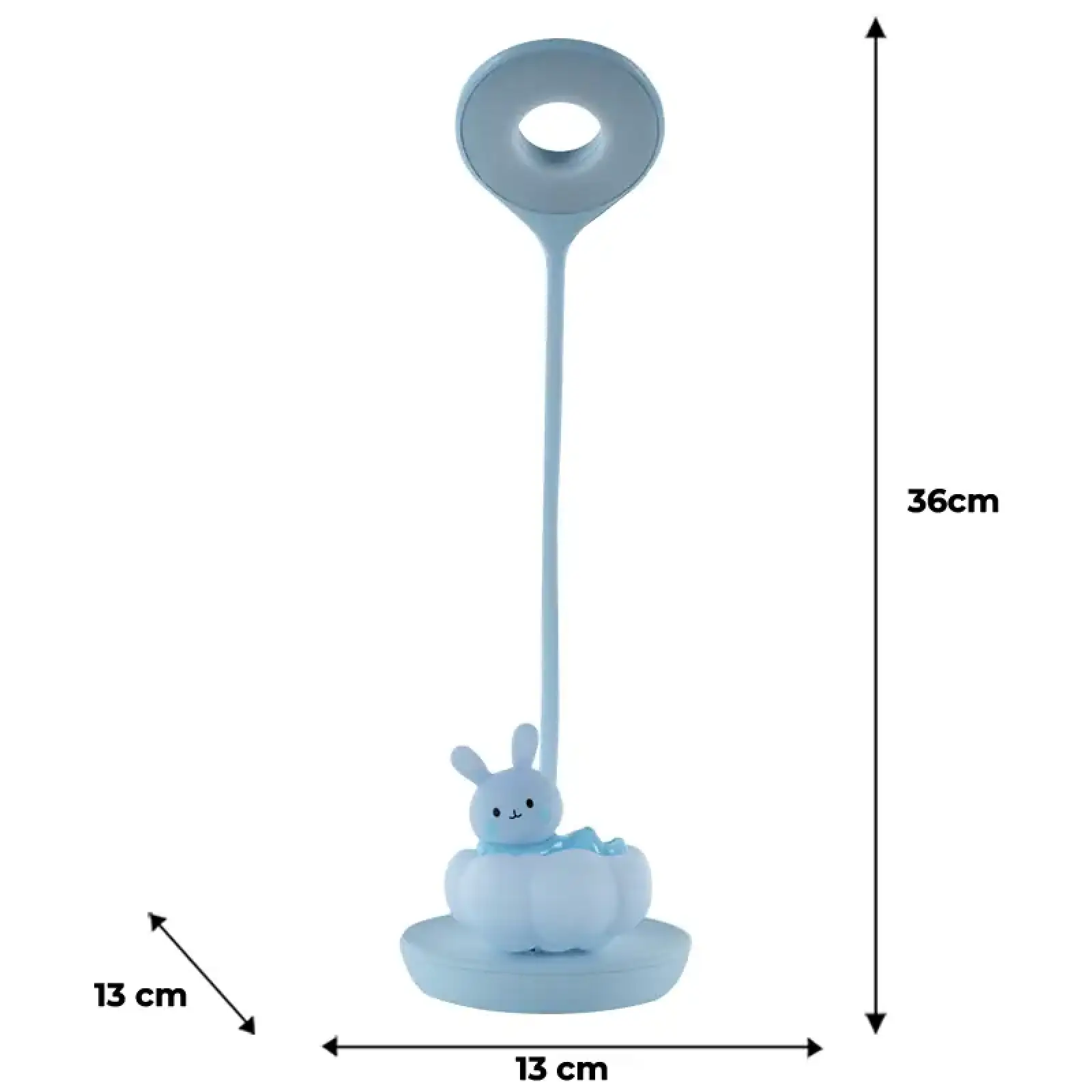 Настільна лампа LED з акумулятором Cloudy Bunny, блакитний KITE K24-493-1-3