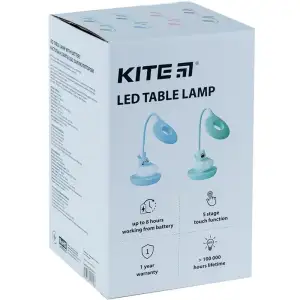Настільна лампа LED з акумулятором Cloudy Bear, блакитний KITE K24-493-2-3