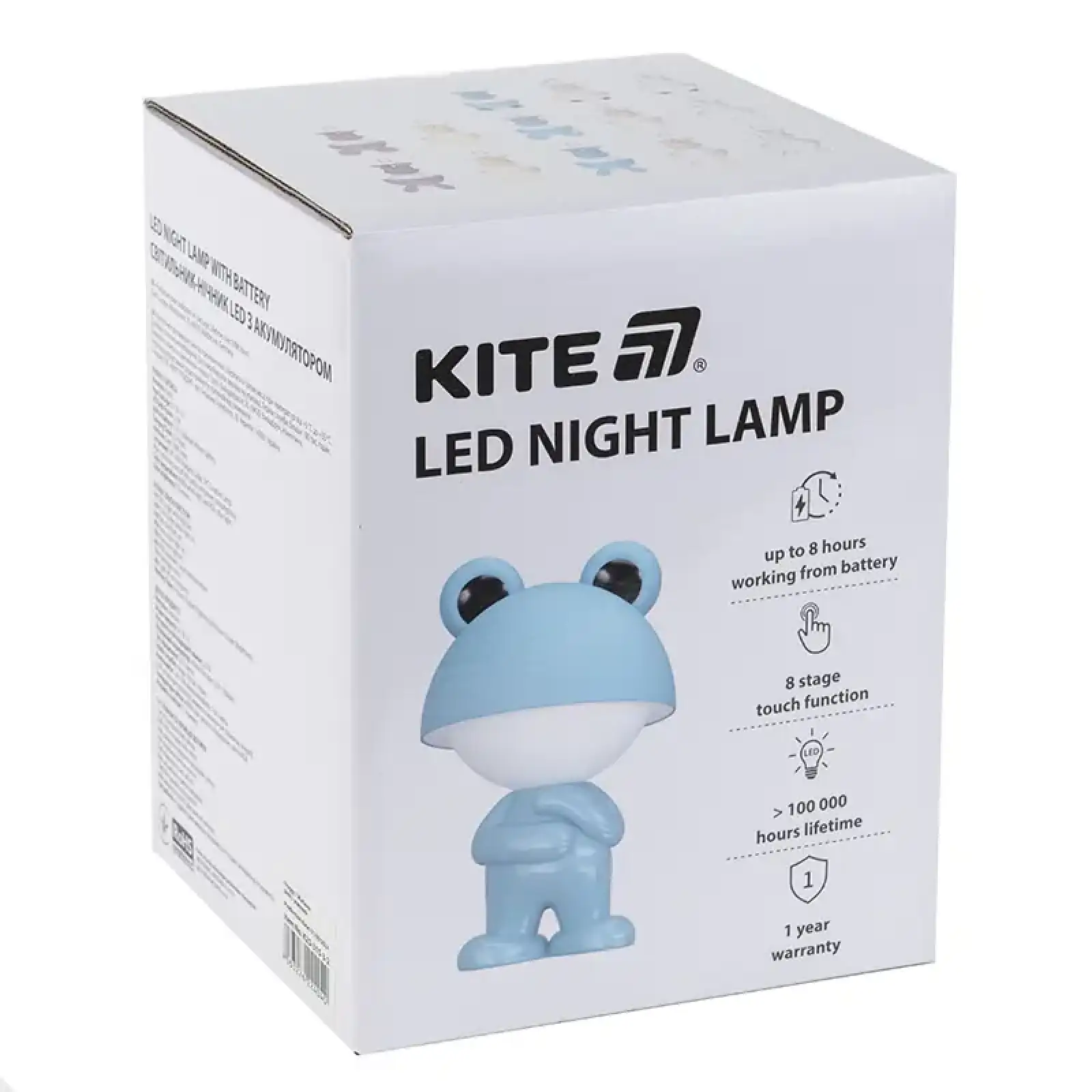 Світильник-нічник LED з акумулятором Dreamy Bunny, білий KITE K25-315-1-1