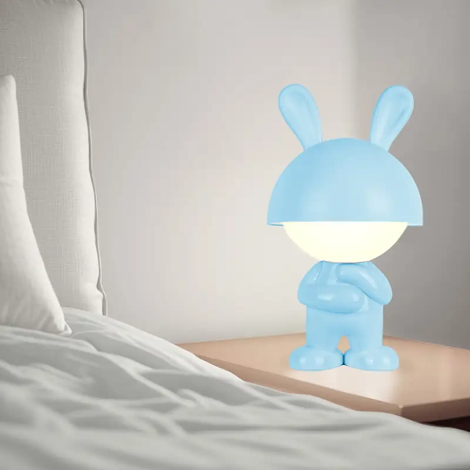 Світильник-нічник LED з акумулятором Dreamy Bunny, блакитний KITE K25-315-1-3