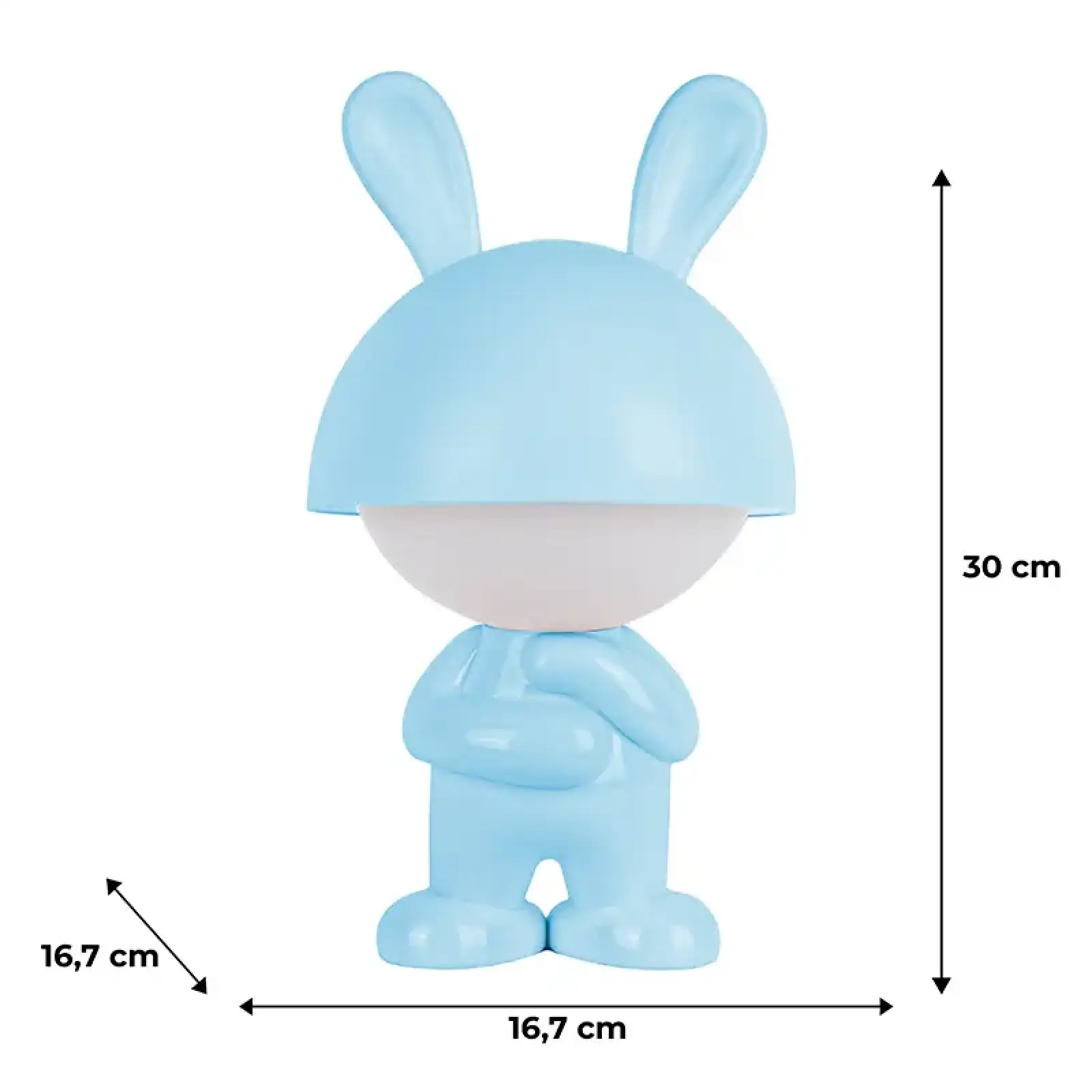 Світильник-нічник LED з акумулятором Dreamy Bunny, блакитний KITE K25-315-1-3