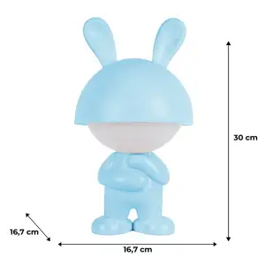 Світильник-нічник LED з акумулятором Dreamy Bunny, блакитний KITE K25-315-1-3