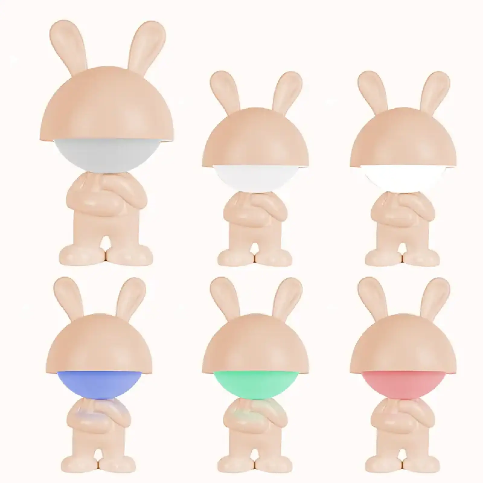 Світильник-нічник LED з акумулятором Dreamy Bunny,персиковий KITE K25-315-1-4