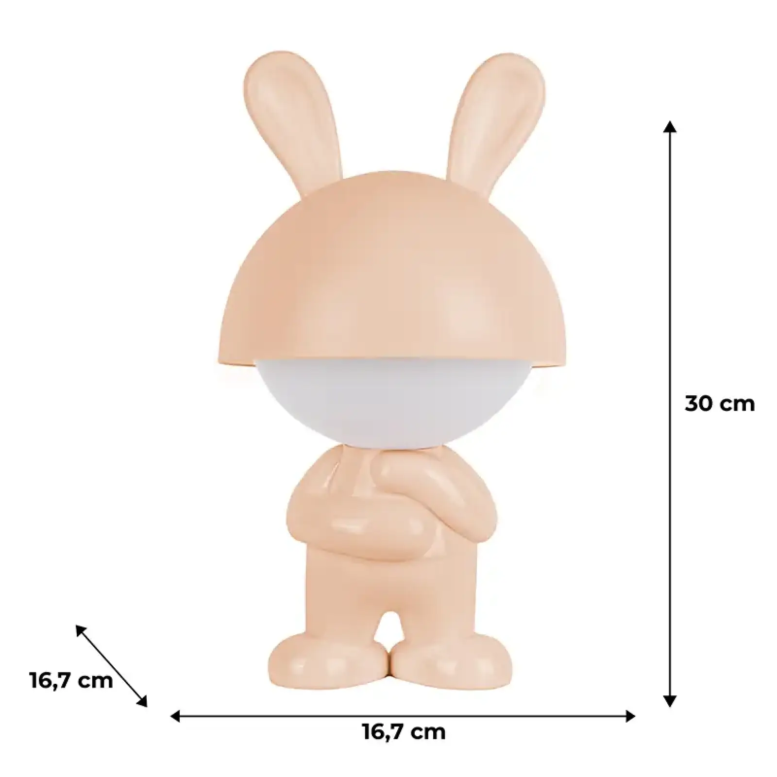 Світильник-нічник LED з акумулятором Dreamy Bunny,персиковий KITE K25-315-1-4
