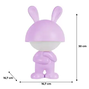 Світильник-нічник LED з акумулятором Dreamy Bunny,фіолетовий KITE K25-315-1-5