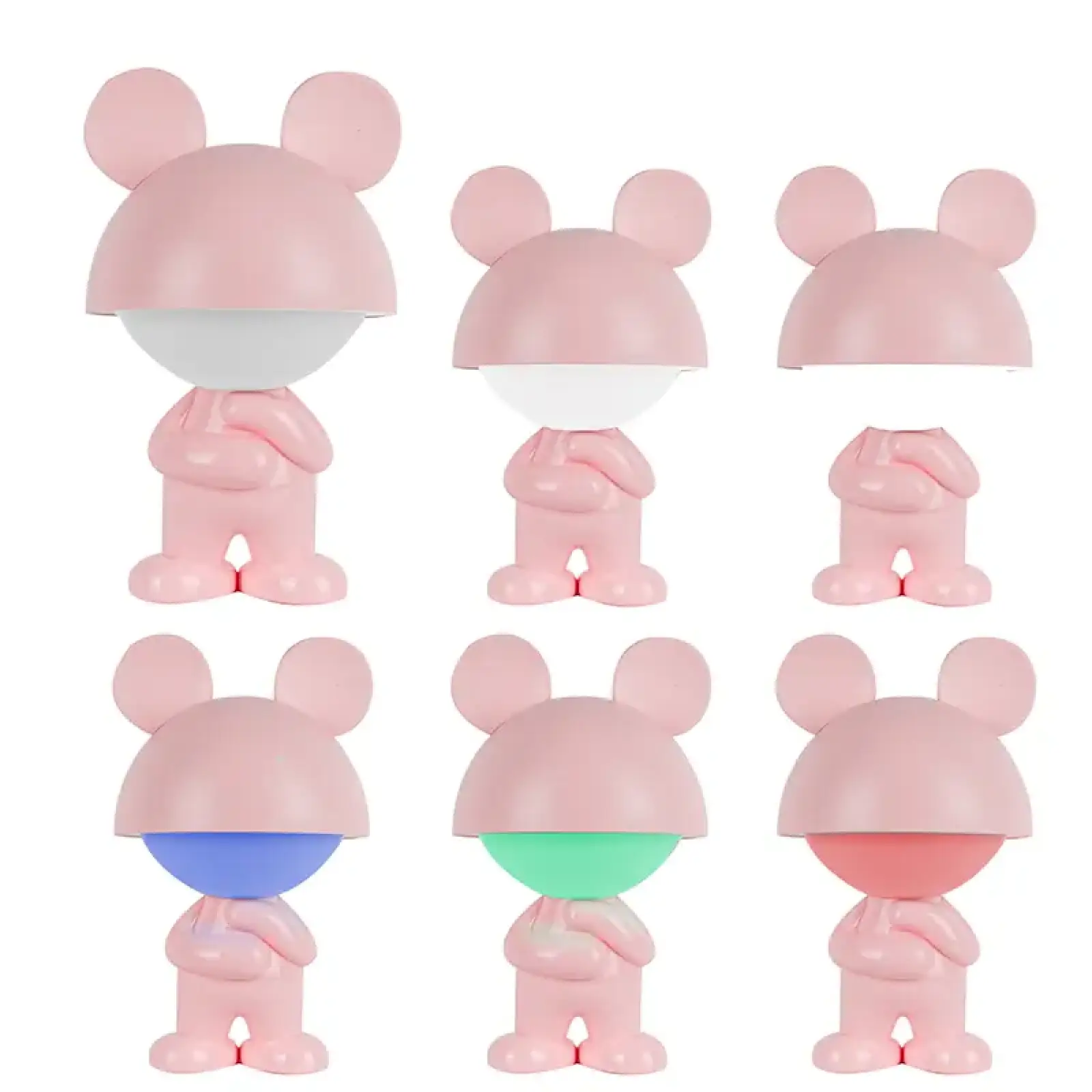 Світильник-нічник LED з акумулятором Dreamy Mouse, рожевий KITE K25-315-2-2