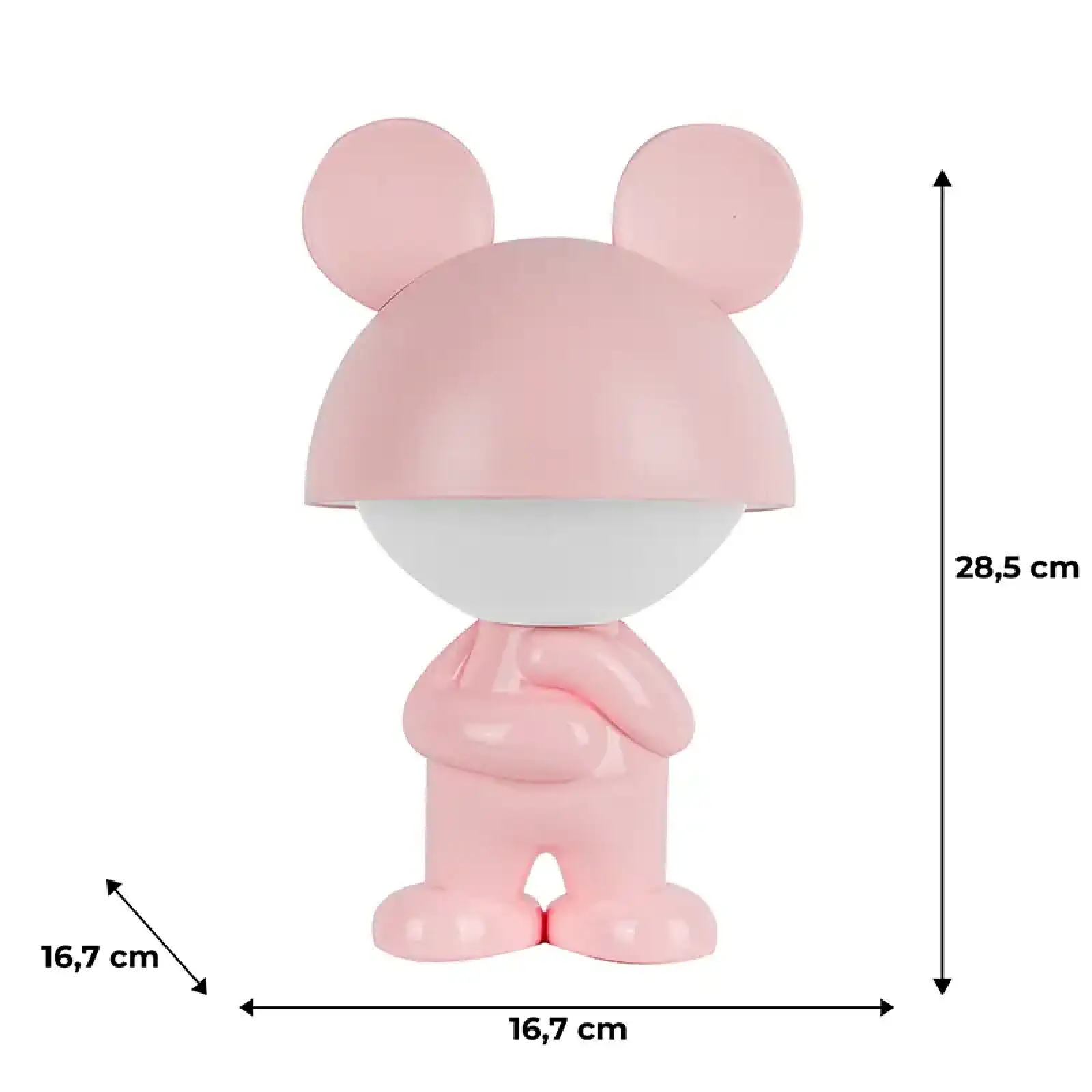 Світильник-нічник LED з акумулятором Dreamy Mouse, рожевий KITE K25-315-2-2
