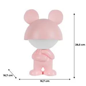 Світильник-нічник LED з акумулятором Dreamy Mouse, рожевий KITE K25-315-2-2