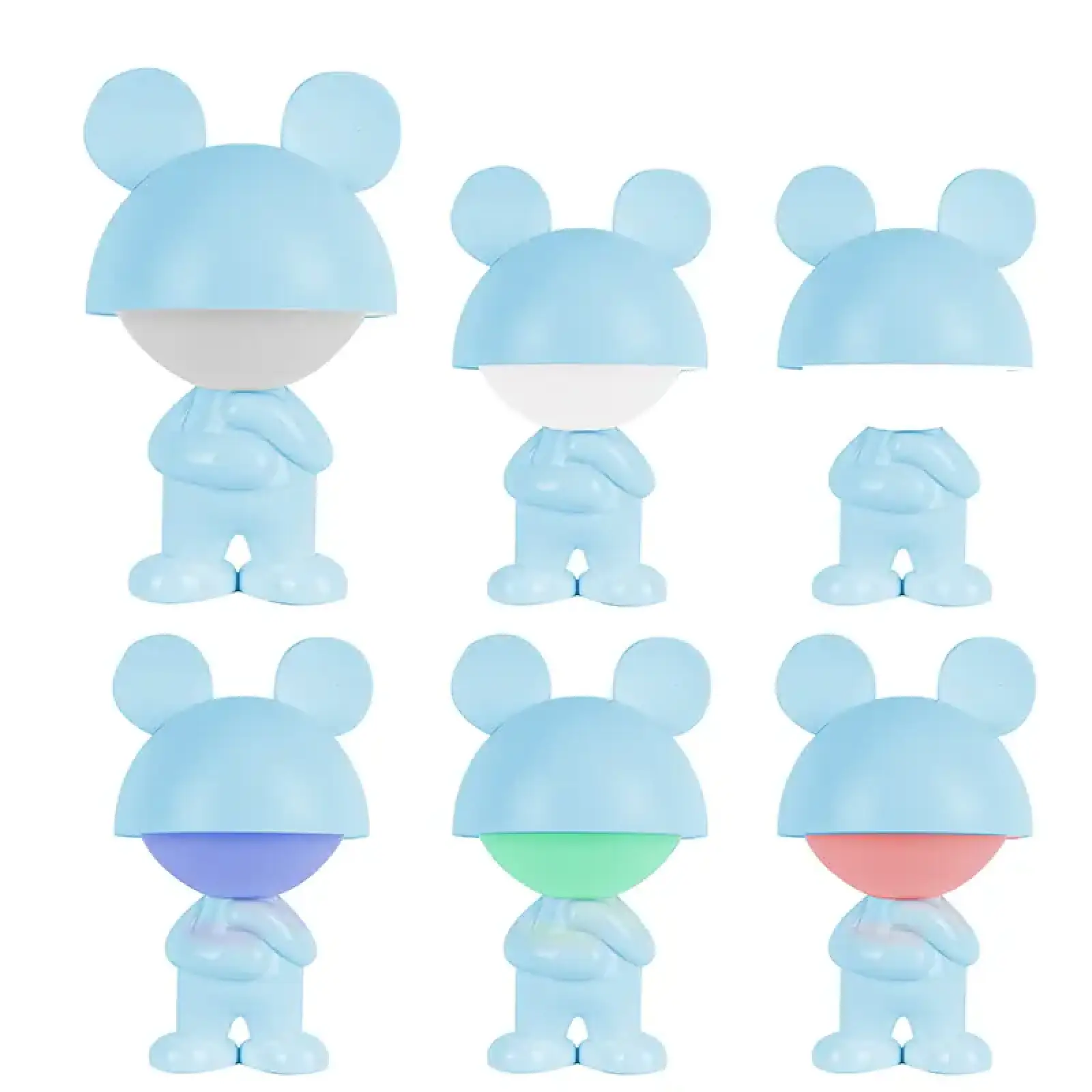 Світильник-нічник LED з акумулятором Dreamy Mouse, блакитний KITE K25-315-2-3