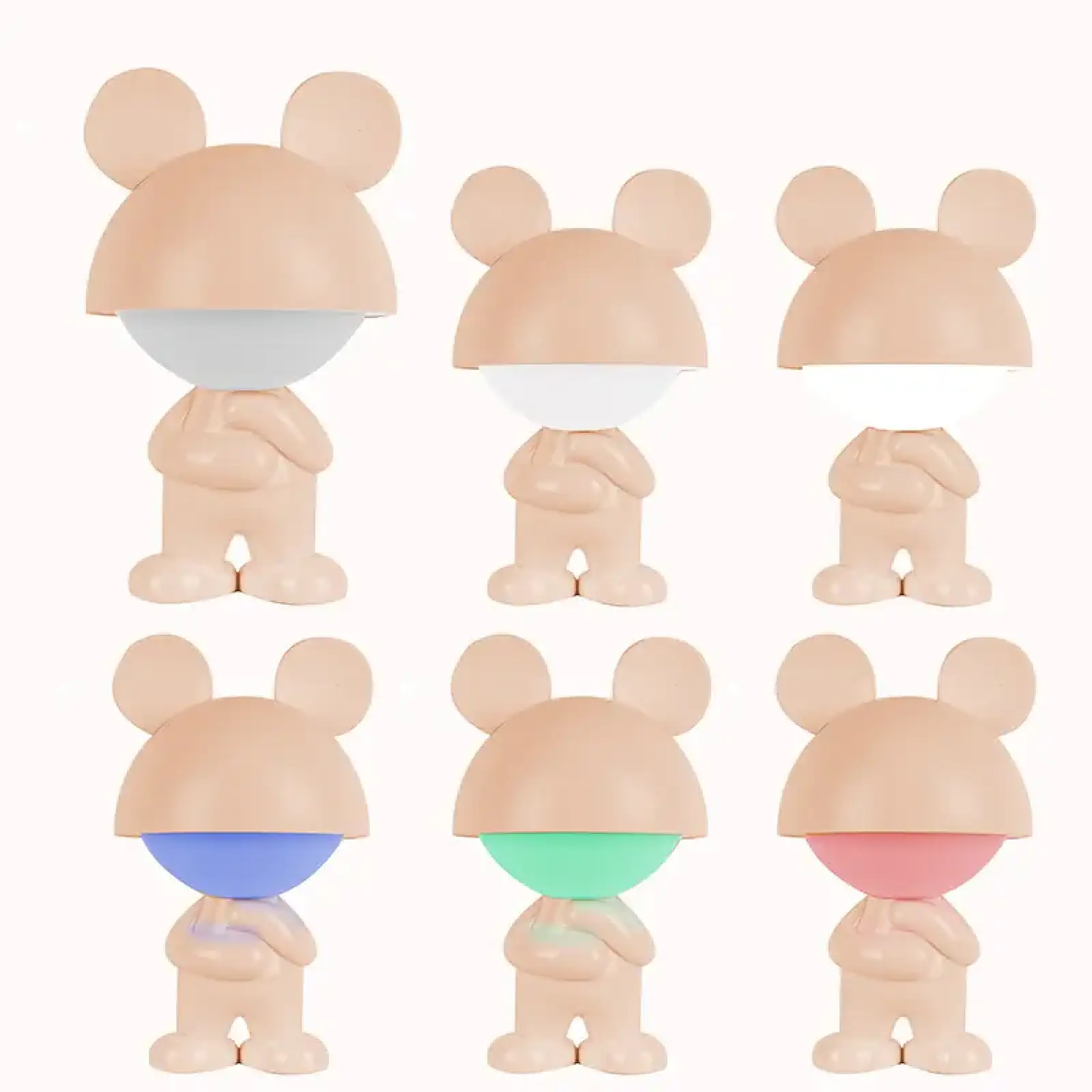 Світильник-нічник LED з акумулятором Dreamy Mouse,персиковий KITE K25-315-2-4