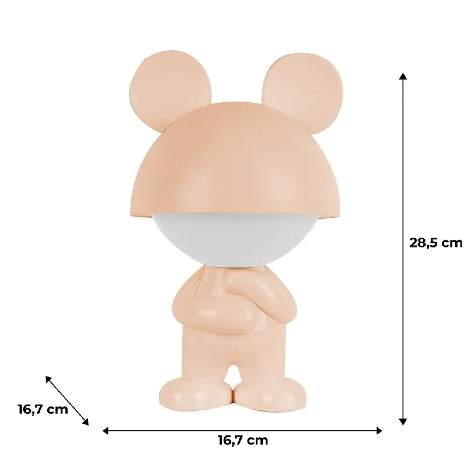 Світильник-нічник LED з акумулятором Dreamy Mouse,персиковий KITE K25-315-2-4