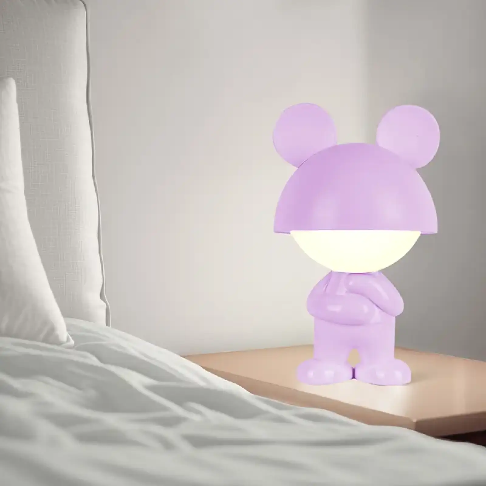 Світильник-нічник LED з акумулятором Dreamy Mouse,фіолетовий KITE K25-315-2-5