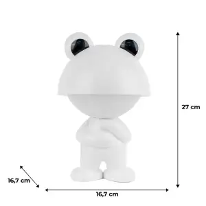 Світильник-нічник LED з акумулятором Dreamy Froggy, білий KITE K25-315-3-1