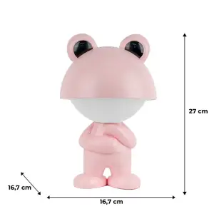 Світильник-нічник LED з акумулятором Dreamy Froggy, рожевий KITE K25-315-3-2