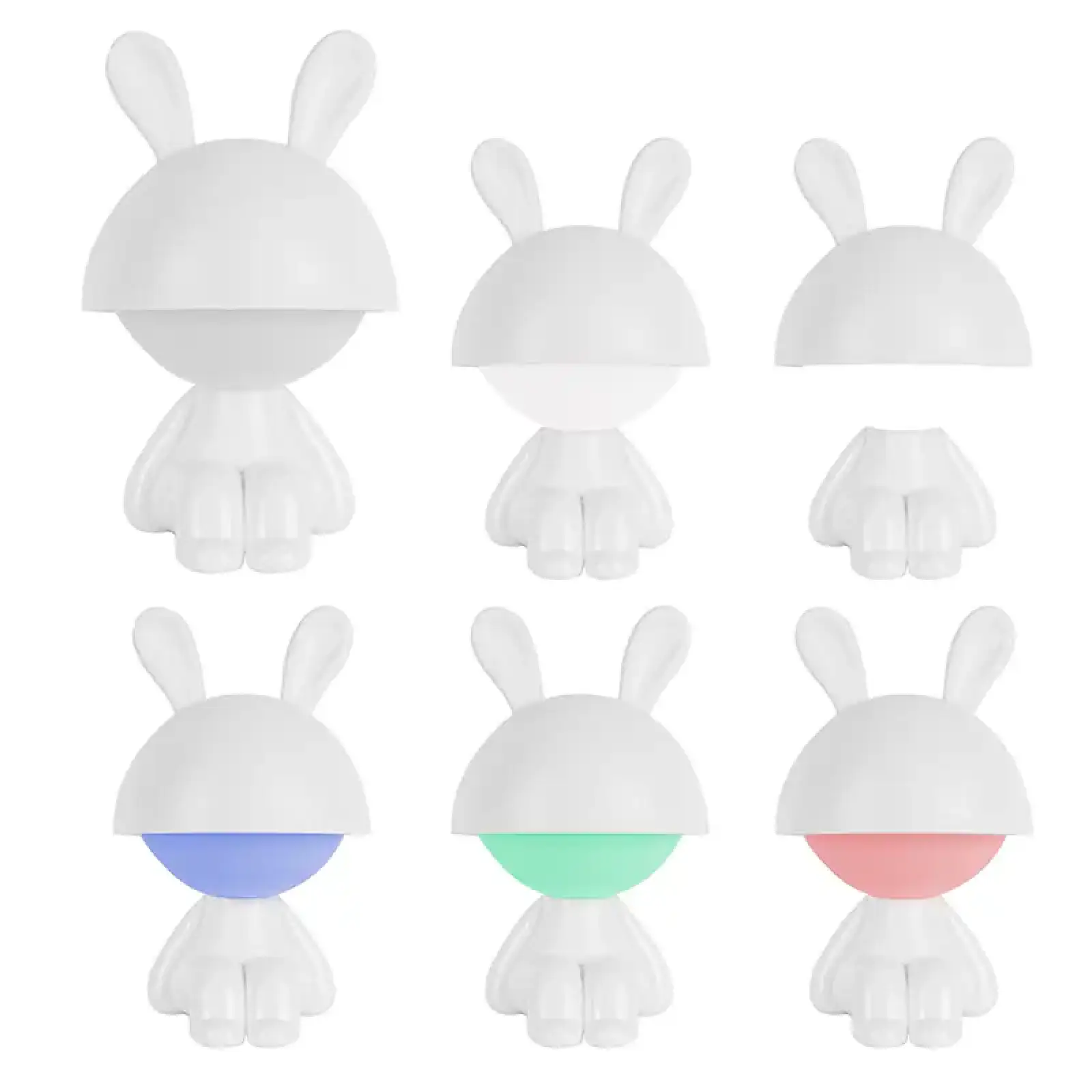Світильник-нічник LED з акумулятором Cute Bunny, білий KITE K25-316-1-1