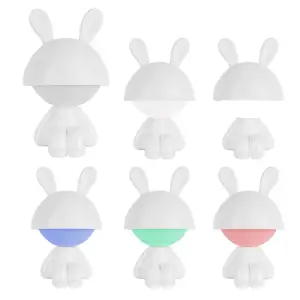 Світильник-нічник LED з акумулятором Cute Bunny, білий KITE K25-316-1-1