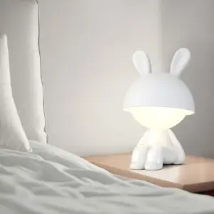 Світильник-нічник LED з акумулятором Cute Bunny, білий KITE K25-316-1-1