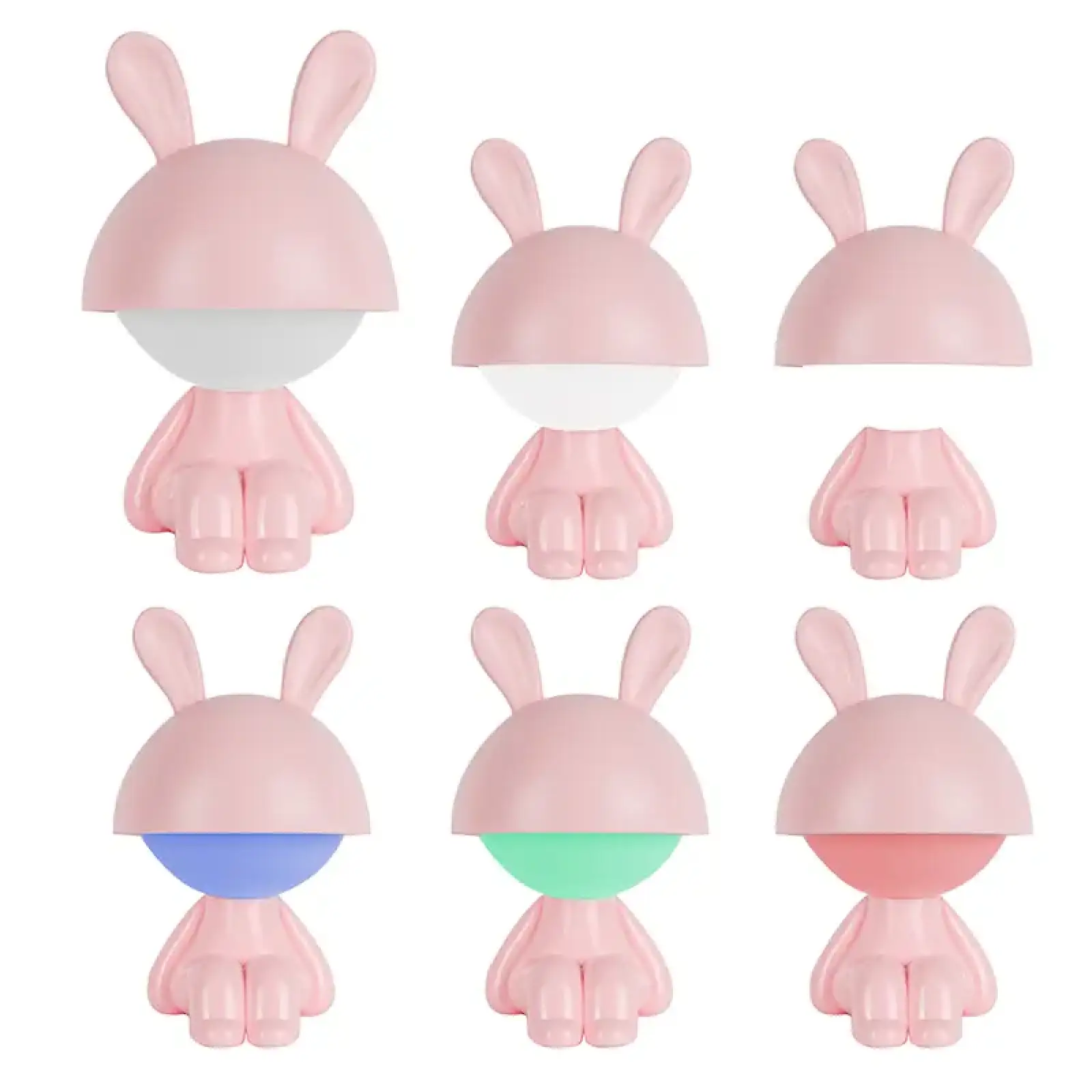 Світильник-нічник LED з акумулятором Cute Bunny, рожевий KITE K25-316-1-2