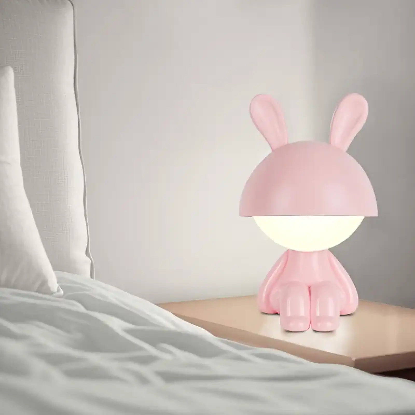 Світильник-нічник LED з акумулятором Cute Bunny, рожевий KITE K25-316-1-2