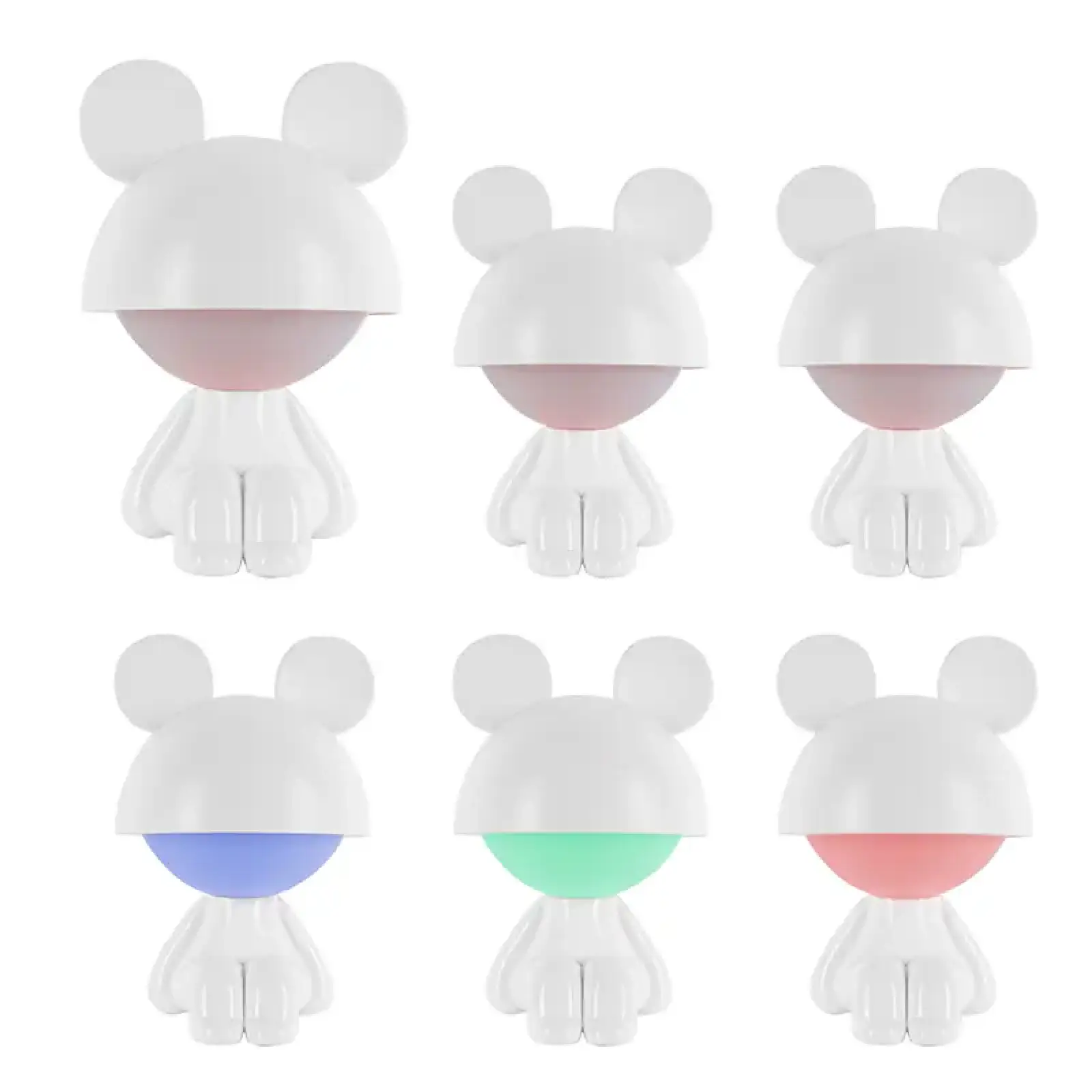 Світильник-нічник LED з акумулятором Cute Mouse, білий KITE K25-316-2-1