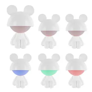 Світильник-нічник LED з акумулятором Cute Mouse, білий KITE K25-316-2-1